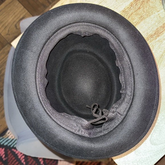 Black men’s fedora adjustable size - Picture 7 of 7